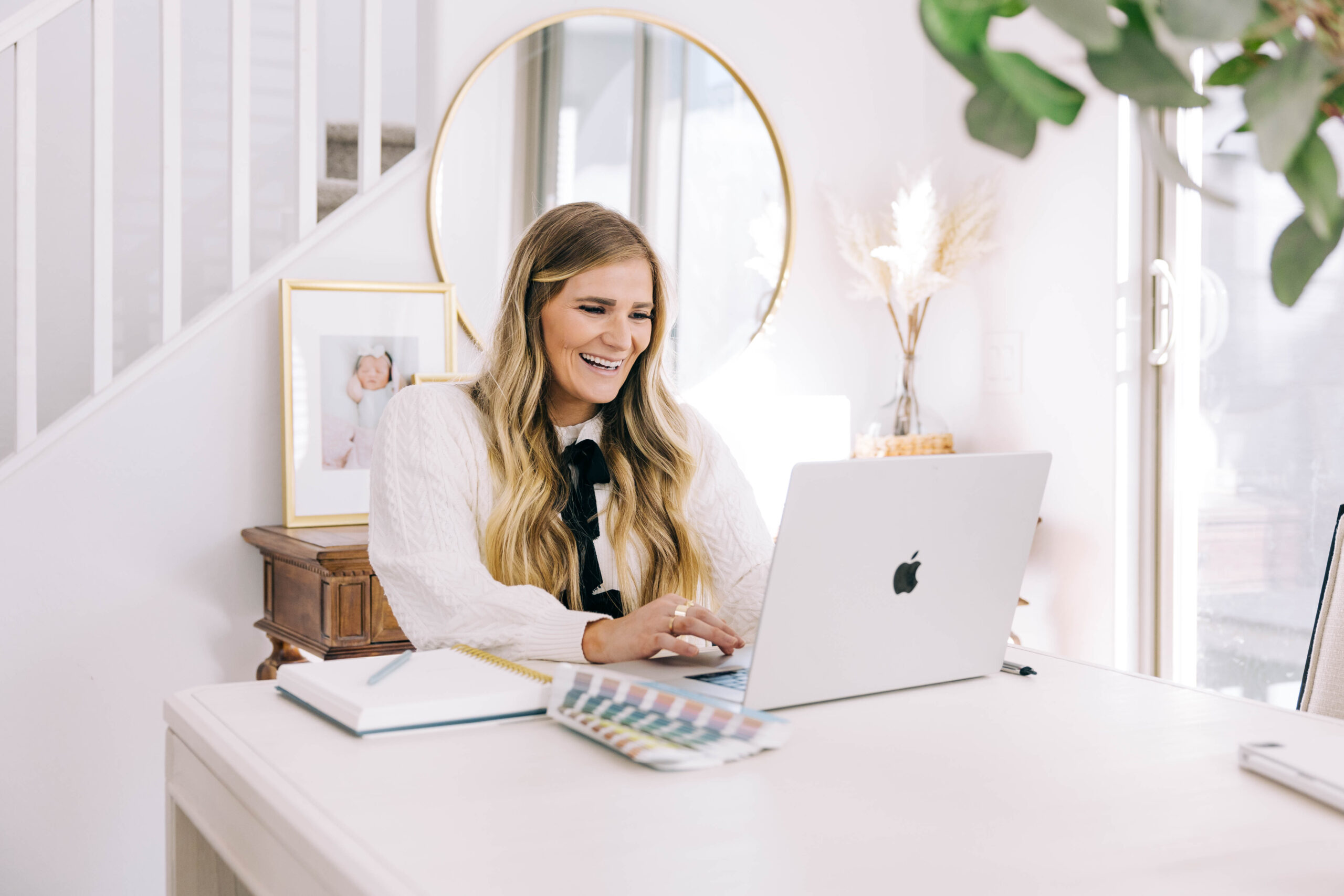 Katie Mask Swan Haus founder on email marketing with flodesk for interior designers